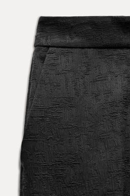 JACQUARD CROPPED TROUSERS - Zara фото 5