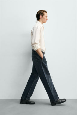 DENIM CHINO TROUSERS - Zara фото 16