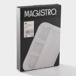 Менажница Magistro «Бланш», 31×21×3.5 см, 4 ячейки, фарфор, белая