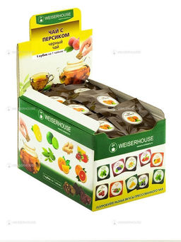 Чай с персиком кубики 5-7 гр, ШТ 1упХ50 шт