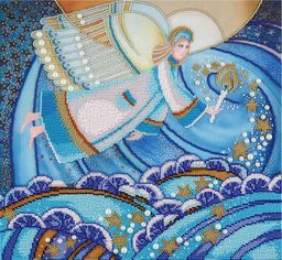 Набор для вышивания PANNA BN-5027 Ангел рождества 37.5 х 35 см