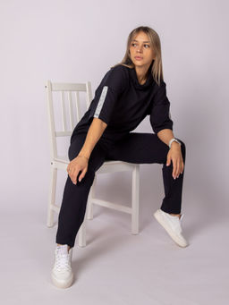 Женский Спортивный костюм ЛЕЙЛА тем-синий от Спортсоло