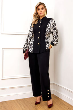 Костюм AGATTI 5832-Р черно-белый фото 3