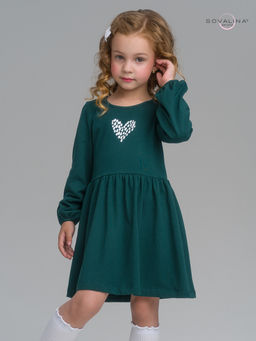 Платье Моана изумруд-лав