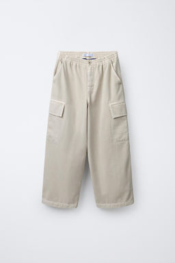 STRAIGHT LEG CARGO TROUSERS