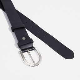 Ремень женский, ширина 3,5 см, винт, пряжка металл, цвет чёрный - Simaland фото 2