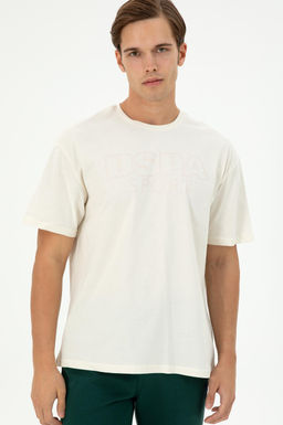 Мужская кремовая футболка - U.s. polo assn фото 10