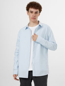 Рубашка мужская голубая - Mark formelle фото 6