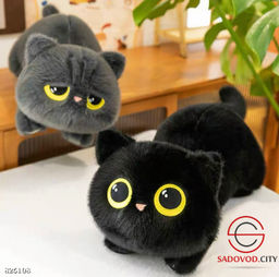 Плюшевая мягкая игрушка котик