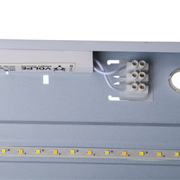 ULP-Q116 6060-36W/4000K+6500K WHITE Светильник светодиодный потолочный универсальный. Белый свет(4000K)/Холодный свет(5000К)/Дневной свет(6500K). Рассеиватель матовый. Встроенный и/п. Корпус белый. ТМ Volpe