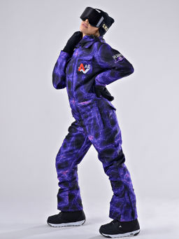 Женский зимний сноубордический комбинезон Alpha Endless 222/220518-2_013 Фиолетовый  фото 2