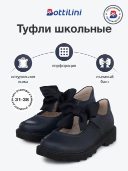 TS-322(54) Туфли цвет черно-синий