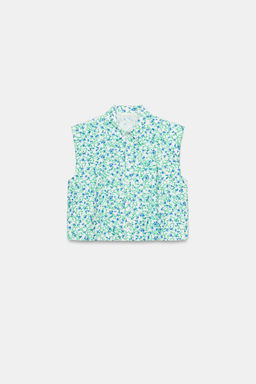 CAMISA HOMBRERAS ESTAMPADO FLORAL / Multicolor - Zara фото 5