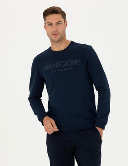 Lacivert Regular Fit Sweatshirt - Pierre cardin фото 2