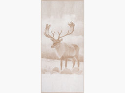 Полотенце махровое 6с102.511ж2 Фото-олень(лен3) 67х150см