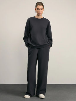 Базовая толстовка из плотного джерси / Zarina фото 2