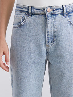 Straight Fit Kad?n Jean Pantolon
