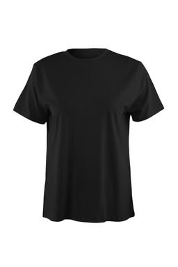 Siyah-Beyaz %100 Pamuk Arkas? Uzun Orme T-Shirt TWOAW26TS00008 - Trendyolmilla фото 19