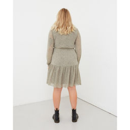 Платье женское короткое MIST plus-size, зелёное, размер 50