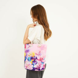 Сумка женская пляжная Цветы, 35?40 см - Nazamok фото 11