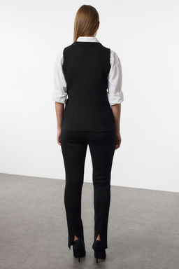 Siyah Premium Iplik/Ozel Iplik Triko Alt-Ust Tak?m TWOAW25AU00003 - Trendyolmilla фото 5