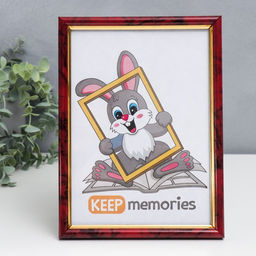 Фоторамка для фото 15×21 см Keep memories, Ada, пластик, яшма