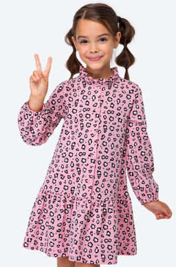 Хлопковое платье для девочки Happyfox