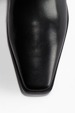 Botas de piel over-the-knee - H&m фото 10