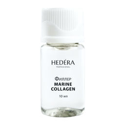 Hedera Professional Филлер для восстановления тонких, слабых волос / MARINE COLLAGEN, 10 мл x 10