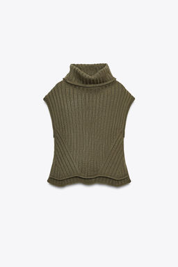 HIGH NECK KNIT VEST - Zara фото 5