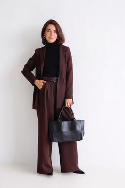 11372 Костюм брючный коричневый - Martichelli фото 30