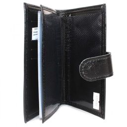 Обложка для авто+паспорт-Croco-ВП-1032 (с хляст, 5 внут карм, двойн стенка) натуральная кожа черный матовый (3) 206884  фото 3