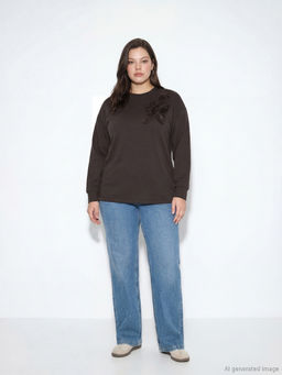 Soft Touch Oversize Kad?n Sweatshirt Tunik