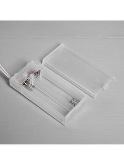 Светодиодная фигура «Ангел плетёный», 32×16×9 см, 20 LED, от батареек ААх2, свечение тёплое белое