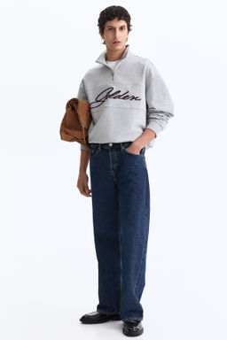 Sudadera con media cremallera Relaxed Fit - H&m фото 5