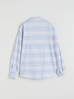 Hakim Yaka ?izgili Erkek ?ocuk G?mlek