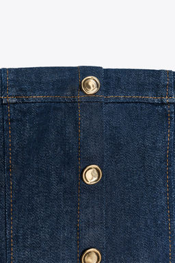 Z1975 DENIM PEPLUM TOP - Zara фото 7