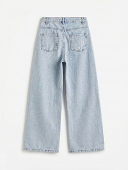 Wideleg Nak??l? K?z ?ocuk Jean Pantolon