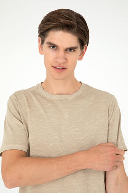 Мужская базовая футболка светло-хаки - U.s. polo assn фото 2