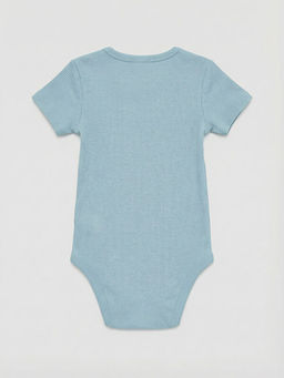 Bisiklet Yaka Erkek Bebek ??t??tl? Body 2li