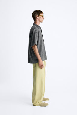 SOLUK EFEKTLI DOKULU GOMLEK - Zara фото 12