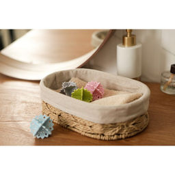 Цена за 3 шт. Шарики для стирки пуховиков и одеял Доляна, 4 шт, d=5 см, цвет розовый  фото 11