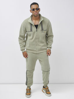 на флисе Спортивный костюм демисезонный светло-зеленого цвета - Mtforce фото 7