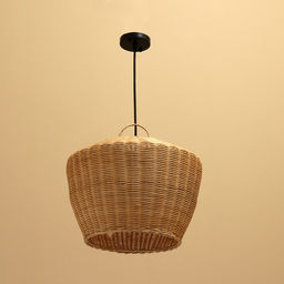 Светильник потолочный из ротанга «Даниэль», 1×120 Вт, Е27, 45×45×30 см