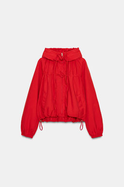 NYLON JACKET WITH TIES - Zara фото 16