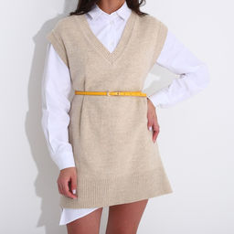 Ремень женский, ширина 1 см, пряжка металл, цвет жёлтый - Simaland фото 3