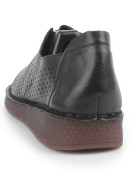 03-5001-1 BLACK Полуботинки женские летние (натуральная кожа) - Фабричный китай фото 5