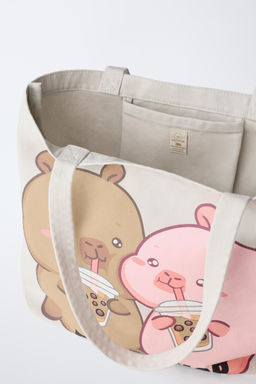 CAPYBARA CAPYFUN  TOTE BAG - Zara фото 4