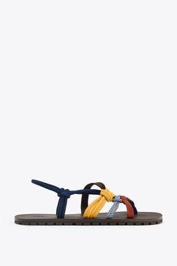 COLOURED STRAPPY SANDALS - Zara фото 7