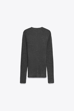 RIB KNIT SWEATER - Zara фото 5